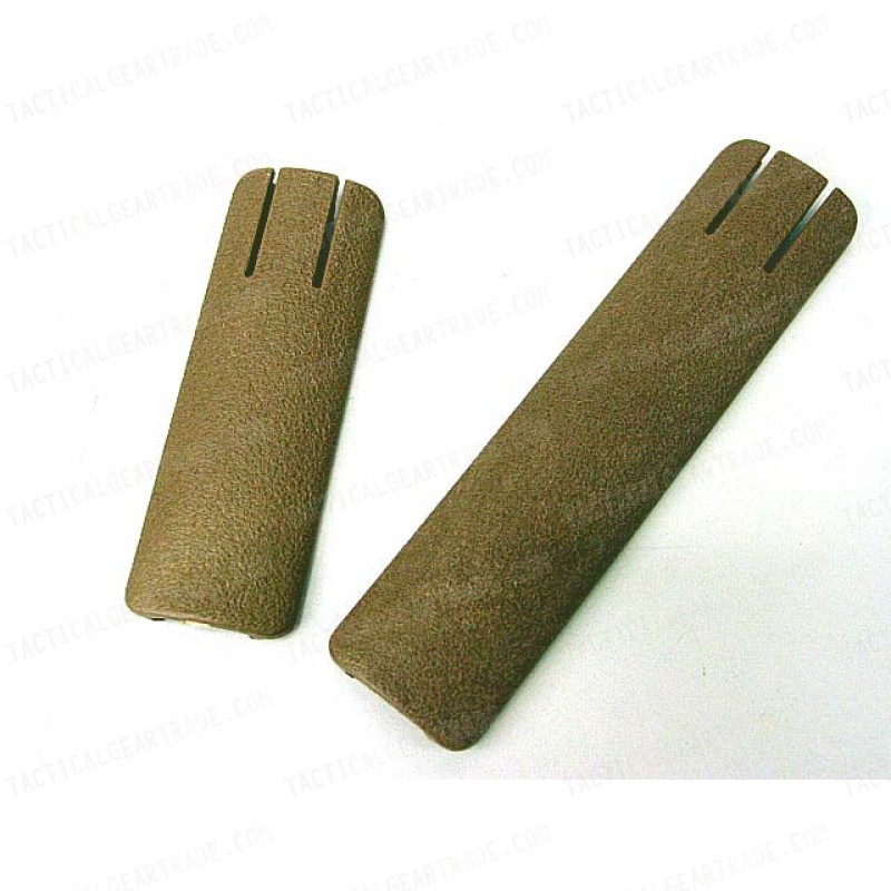 TD Battle Grip Type Non-Slip Rail Cover Panel 2pcs Set Tan