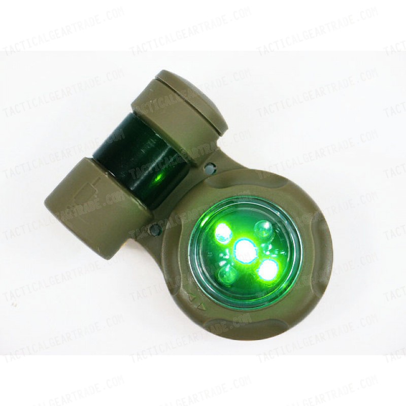 Element Green & IR LED VIP Safety Signal Strobe Light Seals Tan