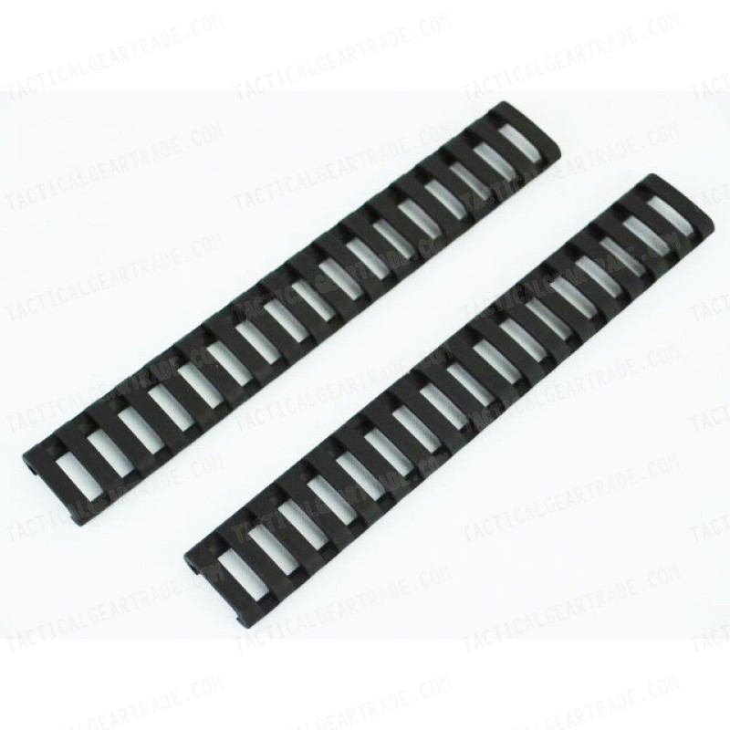 ERGO 18-Slot Ladder LowPro Rail Cover 2pcs Black