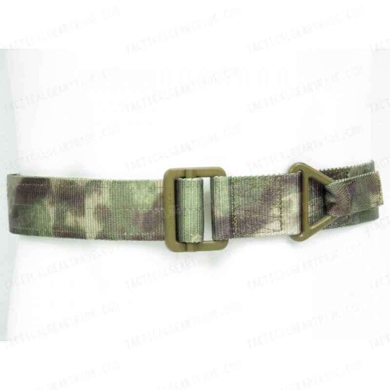 Tactical CQB Heavy Duty Rigger Belt A-TACS Camo FG L