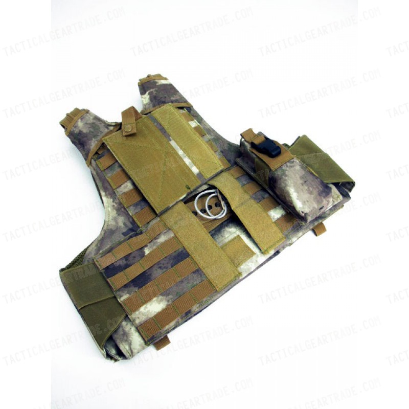 Molle Combat Strike Plate Carrier CIRAS Vest A-TACS AU Camo