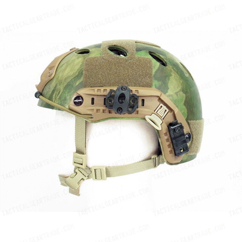 Airsoft FAST Carbon Style Helmet A-TACS FG Camo