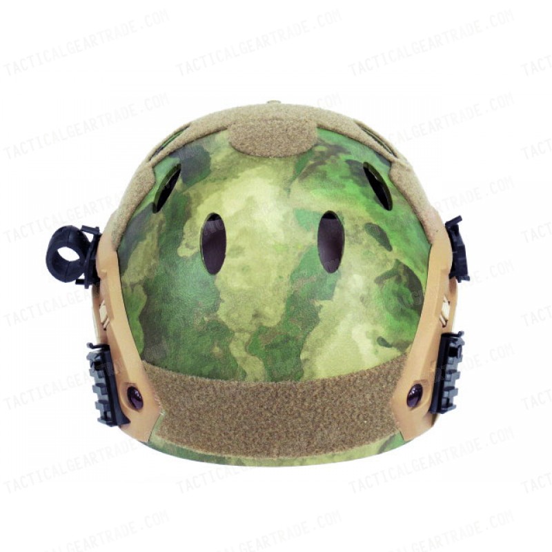 Airsoft FAST Carbon Style Helmet A-TACS FG Camo