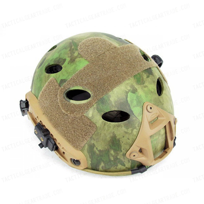 Airsoft FAST Carbon Style Helmet A-TACS FG Camo