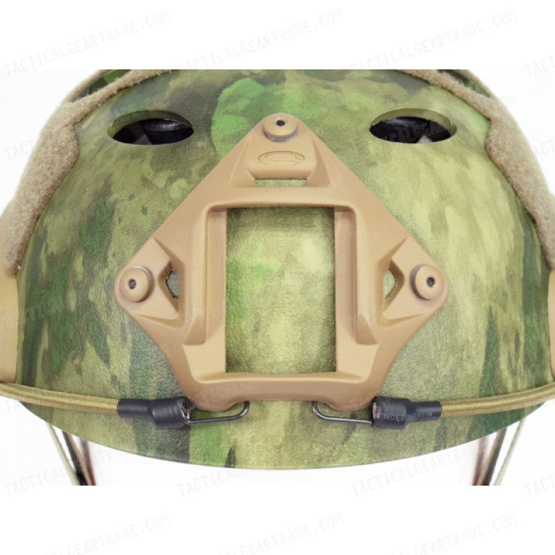 Airsoft FAST Carbon Style Helmet A-TACS FG Camo