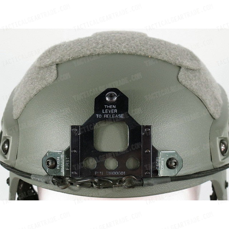 IBH Helmet with NVG Mount & Side Rail Light Grey