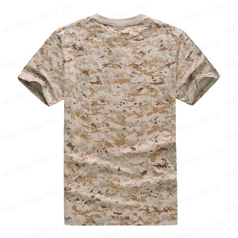 Camouflage Short Sleeve T-Shirt Digital Desert Camo