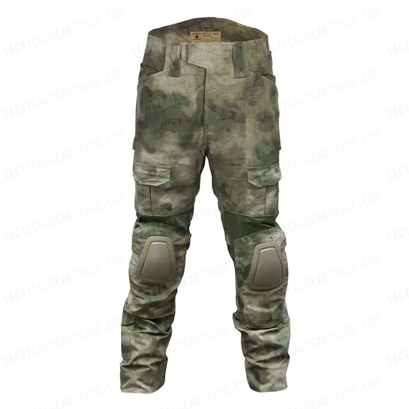 EMERSON Combat Shirt & Pants A-TACS Camo FG w/ Elbow & Knee Pads