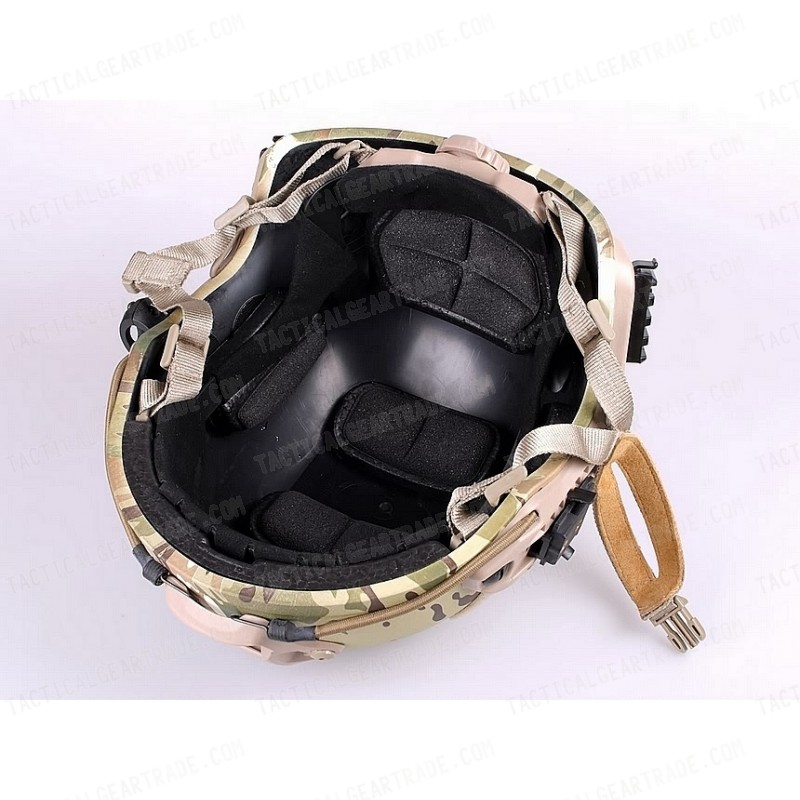 Airsoft FAST Carbon Style Helmet Tan