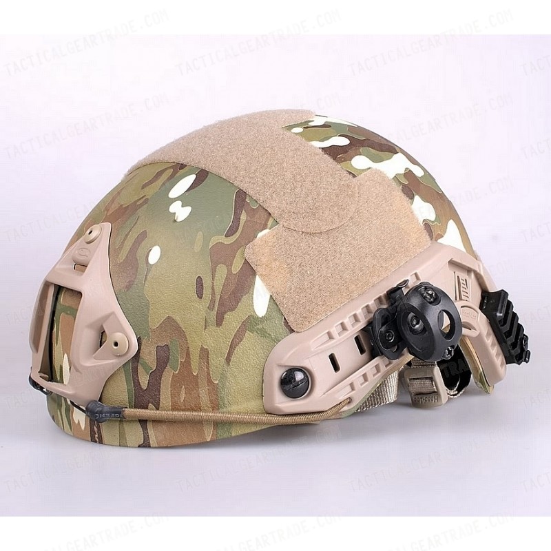 Airsoft FAST Carbon Style Helmet Multi Camo