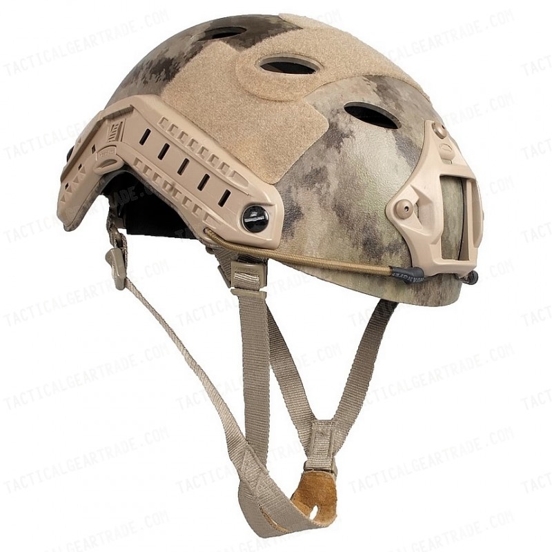 Airsoft FAST Carbon Style Helmet A-TACS Camo