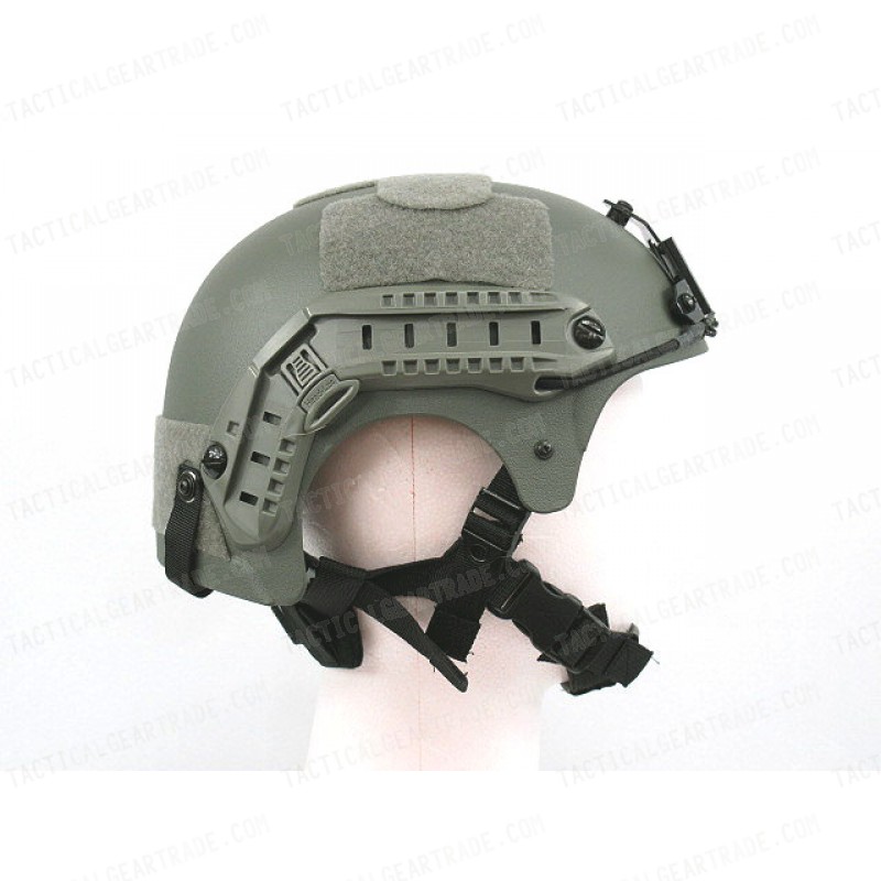 IBH Helmet with NVG Mount & Side Rail Light Grey