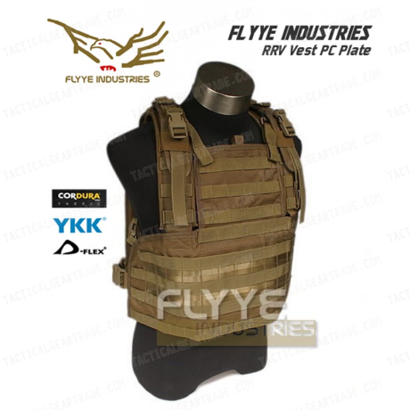 FLYYE 1000D RRV Vest PC Plate Coyote Brown