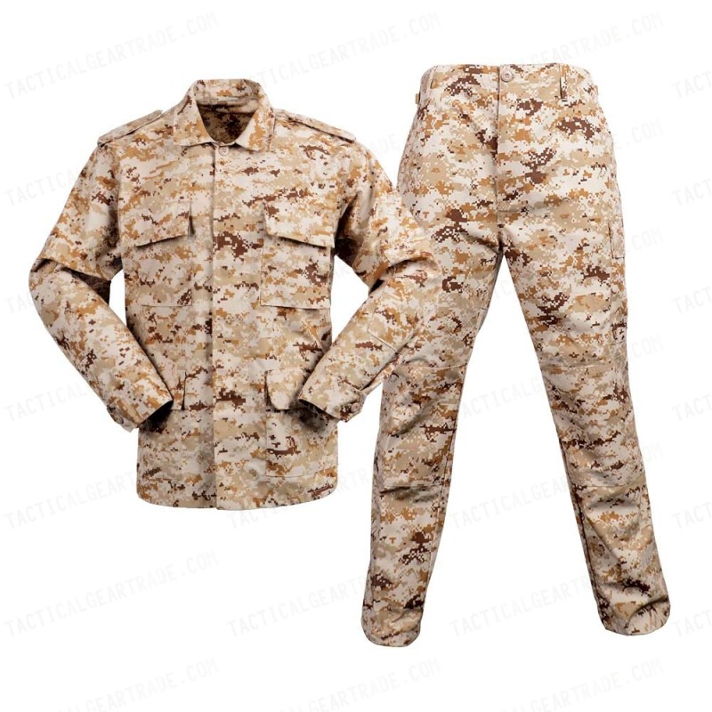 US ARMY Digital Desert Camo BDU Uniform Shirt Pants