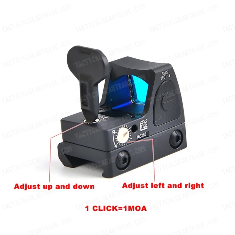 Mini RMR Red Dot Sight Collimator Rifle Reflex Sight Scope fit 20mm Weaver Rail For Airsoft / Hunting Rifle