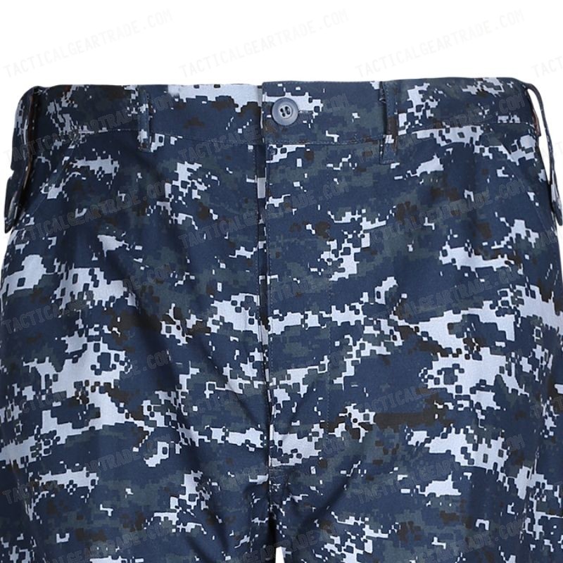 US Navy ACU Field Uniform Set Digital Navy Blue Camo