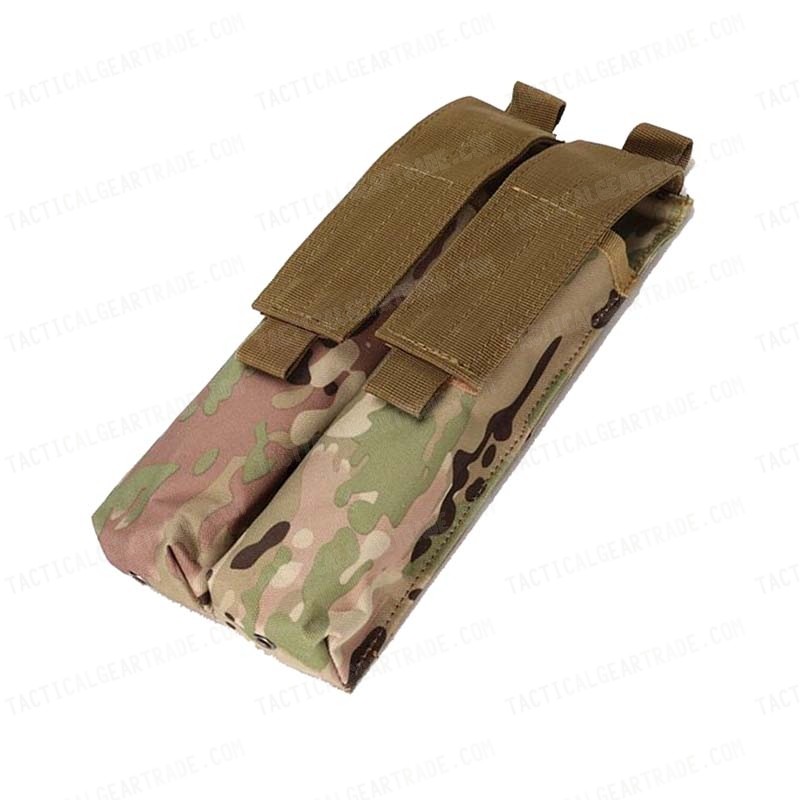 Airsoft Molle Double P90/UMP Magazine Pouch Multi Camo