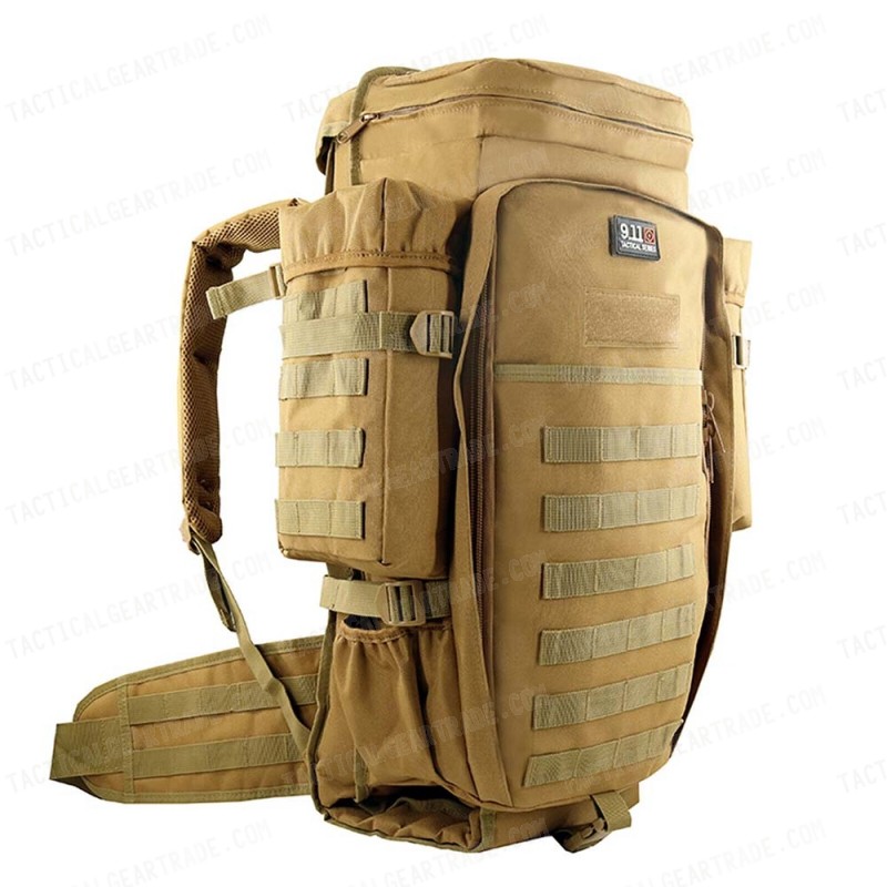 9.11 Tactical Full Gear Rifle Combo Backpack Coyote Brown