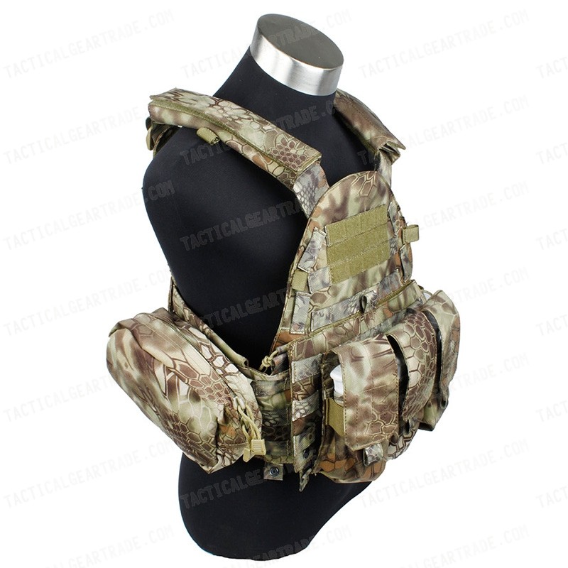 G TMC 6094 style Plate Carrier w 3 pouches ( MAD )