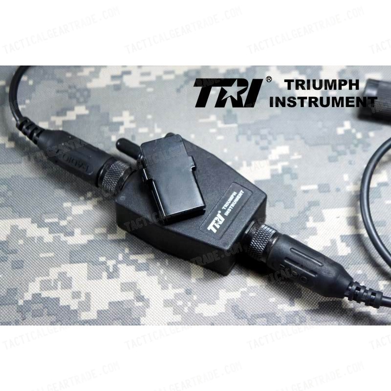 TRI TEA Style G-Switch-II PTT For TRI PRC-152 / 148 Military 6-Pins Ver