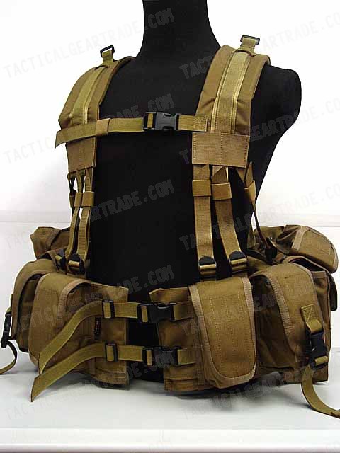 Flyye 1000D 1195J SEALs Floating Harness Chest Rig Coyote Brown