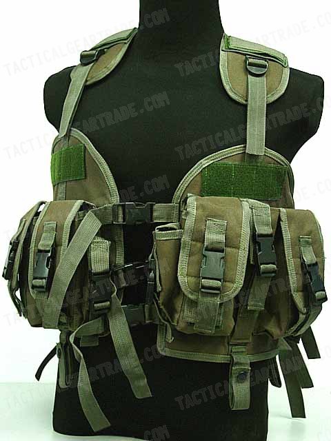 US Navy Seal CQB LBV Modular Assault Vest OD for $20.99