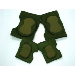 Airsoft Paintball Neoprene Knee & Elbow Pads OD