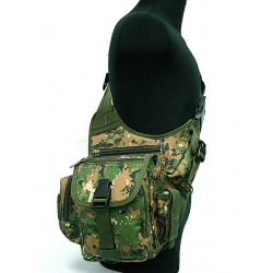 Military Universal Utility Shoulder Bag Digital Camo Woodland
