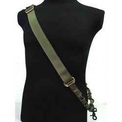 Flyye 1000D Elastic Bungee Hook CQB Rifle Sling Ranger Green