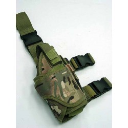 Tornado Drop Leg Thigh Pistol RH Holster Multi Camo