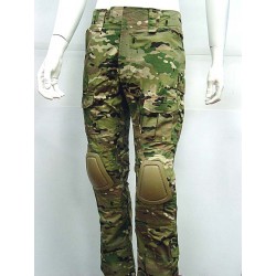 CP Gen 2 Style Tactical Combat Pants with Knee Pads Multi Camo
