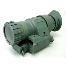 PVS-14 NVG Style 3x Magnifier Scope with Red Laser ACU