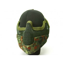 Stalker Type Half Face Metal Mesh Raider Mask Ver. 2 German Camo