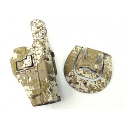 CQC SIG P220/P226 RH Pistol Paddle & Belt Holster Marpat Desert