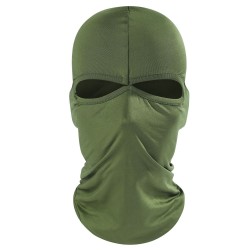 SWAT Balaclava Hood 2 Hole Head Face Mask Protector OD