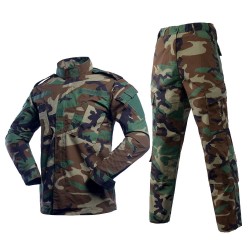 US Army Camo Woodland ACU Uniform Set Shirt Pants