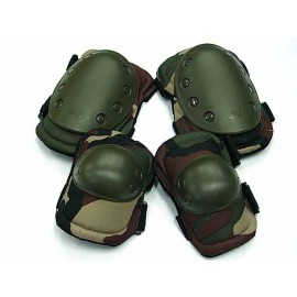 Tactical Knee & Elbow Pads Camo Woodland