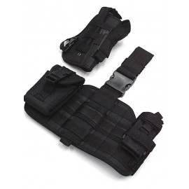 Component Molle Drop Leg Pistol Holster Black