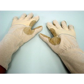 Airsoft Mid Arm Full Finger Tactical Flight Gloves Tan