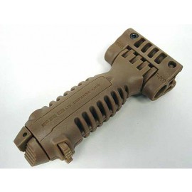 Tactical 20mm RIS Spring Total Bipod Foregrip Grip Tan