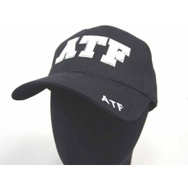 ATF Bureau of Alcohol Tobacco Firearms Baseball Cap Hat Black