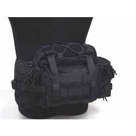 Molle Utility Gear Assault Waist Pouch Bag Black