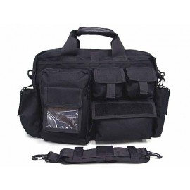 Airsoft Utility Briefcase Shoulder Bag Black