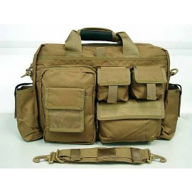 Airsoft Utility Briefcase Shoulder Bag Coyote Brown