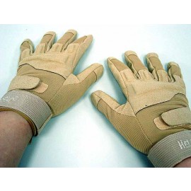 Special Operation Tactical Full Finger Assault Gloves Tan