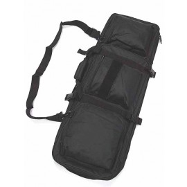 33" Dual Rifle Carrying Case Gun Bag Black #B