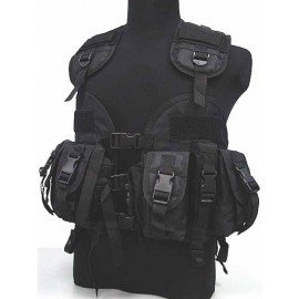 US Navy Seal CQB LBV Modular Assault Vest Black