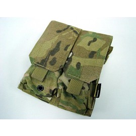 Flyye 500D Molle Double M4/M16 Magazine Pouch Multicam