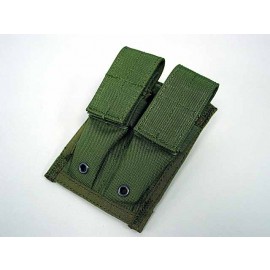 Flyye 1000D Molle Double 9mm Pistol Magazine Pouch OD