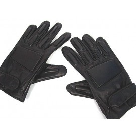 SWAT Full Finger Airsoft Supple Leather Combat Gloves